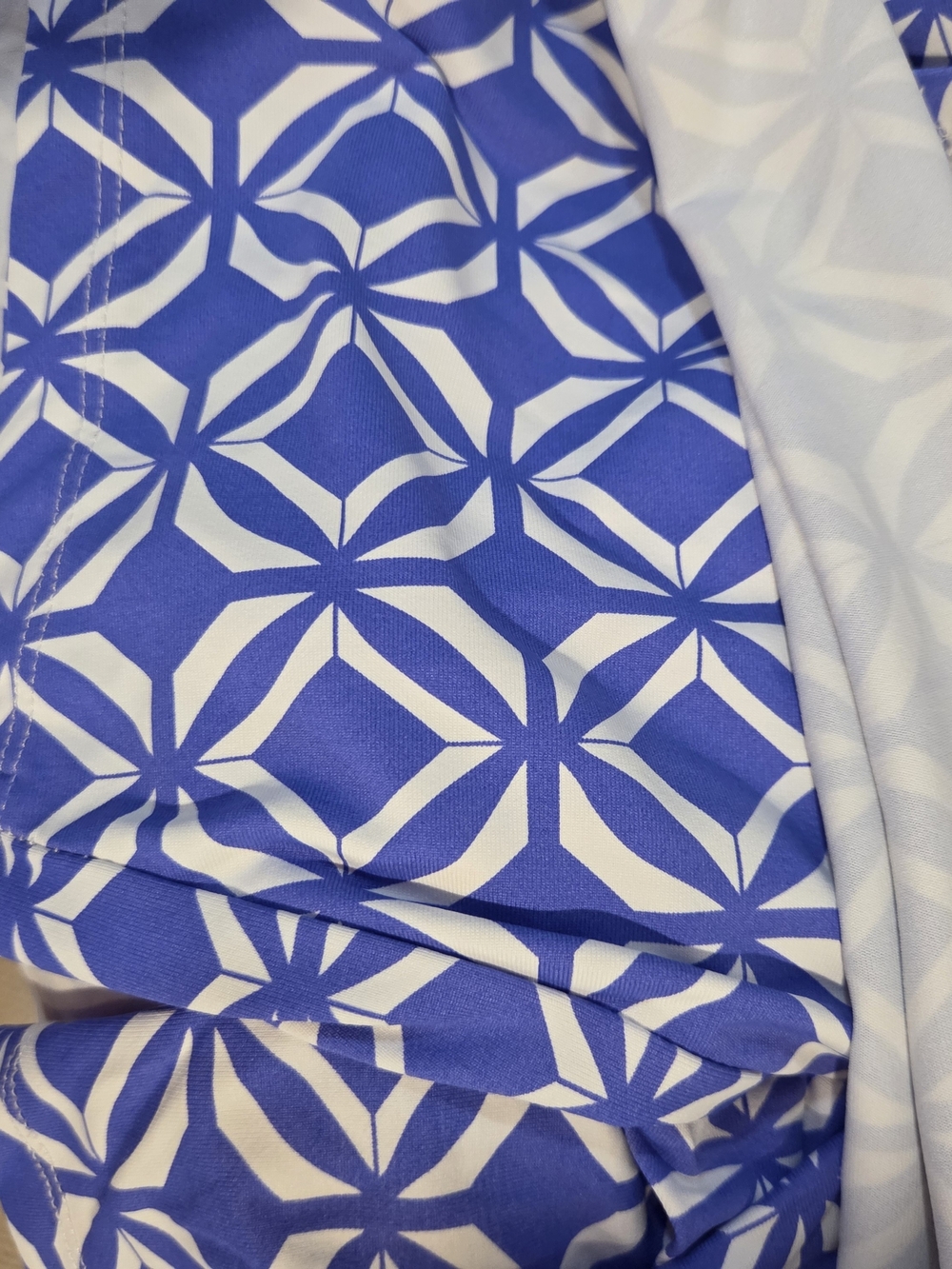 Lulu-B Purple & White Geometric Skort - Picture 3 of 3